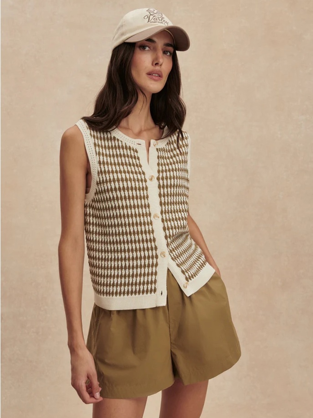 NWT VARLEY Aura Knit Top